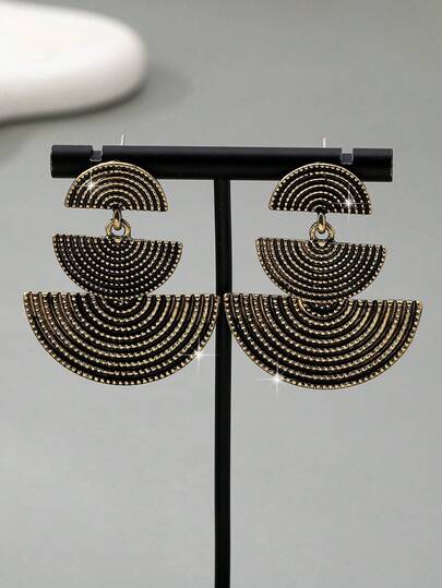 1 Pair Bohemian Vintage Casual Sexy Versatile Women Earrings