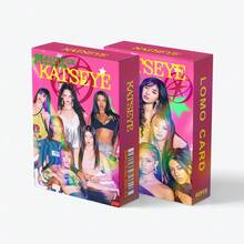 124/92/60 件 KPOP 周边套装，以 KATSEYE 出道专辑《Gabriel》为主题，包含粉色滑卡、KillaGraham 激光照片卡、《BEAUTIFUL CHAOS》专辑全息卡、明星应援防刮照片卡、Sophia、Lara、Yoonchae、Megan、Daniela、Manon 的双面 LOMO 卡以及全息卡。 - 彩色 - 查看 9