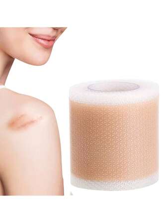 1 rollo de parche de silicona para cicatrices - Cinta adhesiva para el cuidado de cicatrices, parche para cicatrices de color piel