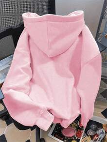 Women Sweatshirts - Pink - View 2