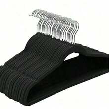 Premium Velvet Hangers,Non-Slip Thin Flocked Felt Hangers, Sturdy Clothes Hangers, Heavy Duty Coat & Suit Hangers, Durable Suit Hangers For Closet Use, Ideal Closet Supplies 1pc - Multicolor - View 4