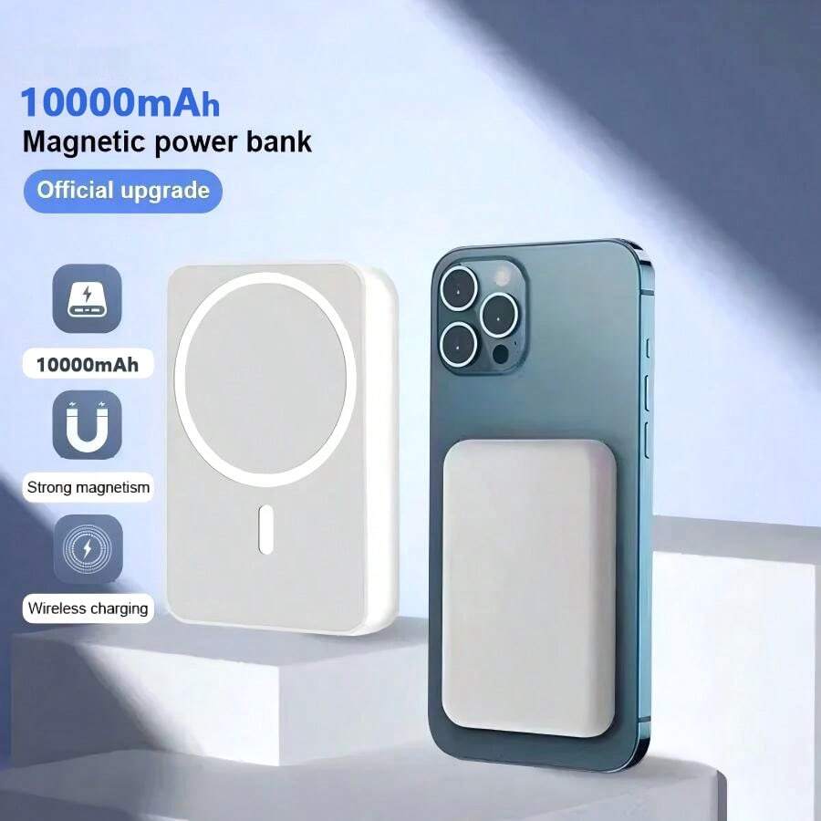 XBJ Pin dự phòng không dây từ tính 3 trong 1 10000mAh. Sạc dự phòng siêu mỏng, sạc không dây di động, tương thích với iPhone 16/15 Pro Max/14 Pro/13/12 và các điện thoại Android S, sạc nhanh 22.5W, pin từ tính, trạm sạc, sạc di động này được trang bị giao diện Type-C. Đây là pin dự phòng mini lý tưởng cho du lịch ngoài trời và dự phòng khẩn cấp, thích hợp cho kỳ nghỉ đông, du lịch/cắm trại ngoài trời và nguồn điện dự phòng khẩn cấp, quà tặng cho gia đình, bạn bè, quà sinh nhật, quà tặng cắm trại ngoài trời. - Nhiều màu - 10000mAh Không dây Từ tính - Xem 1