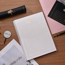 A4 Rose Gold Foil Stationery Paper, Romantic Love Letter Paper, Suitable For Daily Office, Birthday Notes, Gifts, Decorations, DIY Invitations, Thanksgiving, Valentine's Day Cards, Rose Gold Foil Paper - Multicolor - View 19