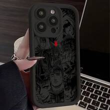 Estuche de Anime Hot B-Berserks para iPhone 17  16, 15, 14, 13, 12, 11 Pro Max Mini AIR Plus - Cubierta Trasera Suave TPU Antigolpes - Blanco - Ver 1