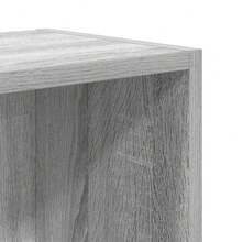 Libreria vidaXL Sonoma grigio 31x24x52 cm in legno composito - Cammello - Visualizzare 9