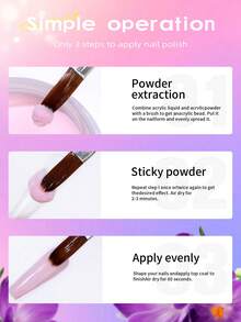 Bộ bột làm móng Acrylic CHOSEOS 6 màu, Bộ bột Acrylic, Thiết kế móng nghệ thuật DIY, Điêu khắc móng Acrylic 3D, Nối móng kiểu Pháp, Quà tặng cho phái đẹp, Không cần đèn UV - Nhiều màu - Xem 7