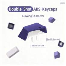 ATTACK SHARK Bộ keycap ABS Double-Shot tùy chỉnh 112 phím, Hồ sơ OEM, Tương thích với bàn phím cơ TKL 61/68/87/98/100/104 phím, 60% & kích thước đầy đủ, Phù hợp với công tắc Cherry MX/Gateron//Outemu Cross-Type, Bố cục Hoa Kỳ - Nhiều màu - Xem 3