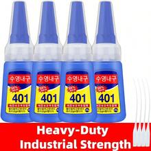 4/2 件超强粘合剂 | 超强工业级胶水，配备精密工具，防水，10 秒即可粘合木材/金属/塑料 | 指甲胶、木胶、工艺胶、鞋胶、透明胶、多用途重型粘合剂