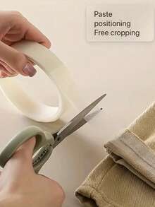 Self-Adhesive Fabric Patches For Pants, Jeans Etc. - Easy To Sew, Durable Clothing Repair Strips - Available In Multiple Colors (White, Black) - Ideal For Garment Cutting And Fashion Accessories, Sewing Supplies | Fashion Apparel Accessories | Durable Repair Fabric - Multicolor - View 11