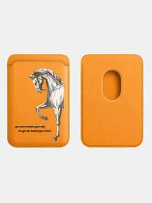 1 chiếc ốp lưng ví da cao cấp hình ngựa đua có nam châm, tương thích với Apple 13/14/16/15/17 Pro/Air, chất liệu da cao cấp có ngăn đựng thẻ và chân đế, tương thích với Android và hầu hết các điện thoại thông minh, quà tặng cho mẹ, gia đình, bạn bè, sinh nhật, ngày lễ, phụ kiện ốp lưng điện thoại, miếng dán điện thoại có giá đỡ. - Nhiều màu - Xem 8