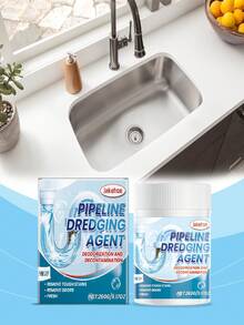 Jakehoe Drain Cleaner Powder, Large Capacity Kitchen Supplies, Cleans And Unclogs Drains, Dissolves Hair And Grease, Strong Cleaning Power, Simple And Quick, Suitable For Kitchen And Bathroom Drains, Deodorizes And Descales, Drain Cleaning Solution - Multicolor - View 3