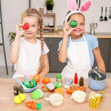 ¡RecomendadoCocina de simulación, juego de Cocina para niños, 32 unidades Mini Olla y Fingir Juguete de Cocina, Cubiertos y Comidas , Utensilios de Cocina para niños y niñas 3 años, grandes regalos para los niños¡Top de Temporada - 1 - Ver 4