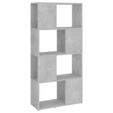 Estantería/separador de ambientes vidaXL, color gris hormigón, 60x24x124,5 cm - Camel - Ver 9