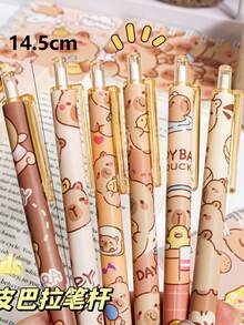 6pcs Erasable Gel Pens, Suitable For Office Supplies, School Supplies, Back To School Gifts, Random Style - Black - View 10