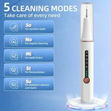 1 Set USB Rechargeable Electric Toothbrush With LED Light And Wall Mount Bathroom Storage Holder, 5 Modes And 4 Brush Heads, 500mAh Rechargeable Battery, Ideal Oral Care Device For Removing Stains, Tartar And Plaque, Bathroom Accessory, Also A Perfect Valentine's Day Gift! - White - View 5