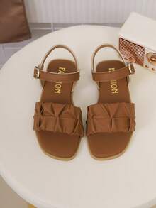 Children's Fashion Sandals. Summer New Style, Fashionable And Multi-Purpose Beach Sandals. Stylish And Versatile. - Brown - View 3