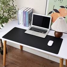 1 tấm lót chuột bằng da PU hai mặt màu trơn, tấm lót chuột cho máy tính để bàn, máy tính xách tay, sử dụng tại nhà và văn phòng - nhiều màu - Xem 14