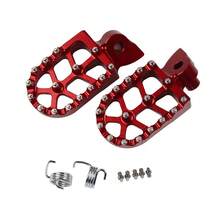 1 Pair Motorcycle Universal Sturdy, Anti-Slip Upgraded Solid Grip Aluminum Alloy Studded Footpegs, Practical & Durable - A - View 3