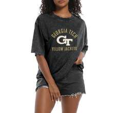 Georgia Tech Yellow Jackets Large Layer 5 Unisex Graphic Tee, Comfortable Casual Wear, Unique Gift,  Apparel - Black - View 4