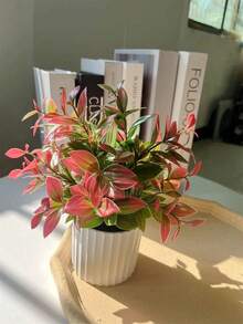 1件 22厘米-27.5厘米 新款人造花卉绿植森系秋季色彩塑料仿真花水草逼真植物装饰桌面盆栽套装 - 彩色 - 查看 15