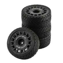 4pcs 67mm RC Remote Control Car Rally Racing Tires, Racing Tires, Professional Grip, High-Speed Stability, Suitable For 1/10, 1/12, Tamiya TT01, TT02, XV01, TA06, PTG-2, HPI WR8, HSP RC Car Upgrade Parts