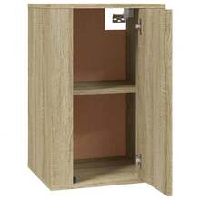 Meuble TV mural vidaXL Chêne Sonoma 40x34,5x60 cm - Camel - Voir 7