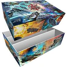 Realms Caja de almacenamiento universal u2013 Caja para cartas u2013 Duradero y resistente u2013 Diseado para su uso con juego de construccin de barajas de Realms, multicolor - Multicolor - Ver 2
