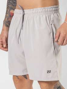 Kit Of 3 Men's Gym Shorts For Training, Beach, Running, Elasticated Shorts - 2 黑色 / 1 灰色 - 查看 5