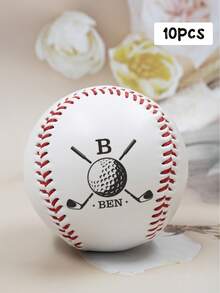 Custom Baseball With Name, Personalized Baseball Gifts, Customized Text Baseballs, Customizable Christmas Gifts, Team Balls, Keep Sakes, Best Gift For Boyfriend Or Brother, Birthday Gifts, Baseball Fans, Fashion, Casual, Cartoon Pattern, Vacation/School/Competition, Father, Family, Business, Mother - Style a - View 20