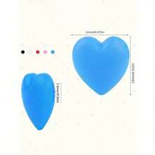 8pairs Heart Shaped Eyeglasses Non-Slip Sleeves, Soft Silicone Anti-Slip Glasses Leg Covers With Ear Hooks, Eye Leg Fixation Accessories Anti-Dropping Gadgets, Suitable For 3-8mm Eyeglass Leg Width, For Men, Women, Friends, Couples And Family, Glasses - 8對 - 查看 5