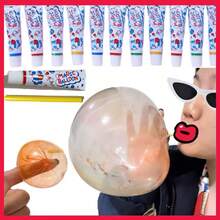 1/5/10 pièces Bulles en plastique classiques 4 couleurs, ballons à bulles élastiques pour la rentrée scolaire, à souffler avec des pailles, ballons créatifs pour les fêtes, farces, fête de la rentrée, remplissage de piñata (couleur aléatoire) - Multicolore - Voir 4