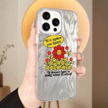 Funda de teléfono Yusha con diseño de animales, transparente, anti-huellas, mate y brillante, adecuada para 11 12 13 14 15 16 Pro, festival fresco, festival de verano, Navidad, Año Nuevo, Acción de Gracias, Halloween, regalos para familiares, regalos para amigos. - Multicolor - Ver 1