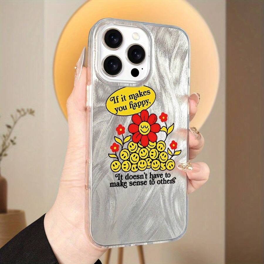Funda de teléfono Yusha con diseño de animales, transparente, anti-huellas, mate y brillante, adecuada para 11 12 13 14 15 16 Pro, festival fresco, festival de verano, Navidad, Año Nuevo, Acción de Gracias, Halloween, regalos para familiares, regalos para amigos. - Multicolor - Ver 1