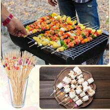 100 Pcs 8 Inch Long Cocktail Picks Fancy Toothpicks For Appetizer Bamboo Cocktail Sticks For Drink Dessert Fruit Barbecue Pearl Skewers For Party Decor Charcuterie Boards Accessories Multi - Multicolor - View 5