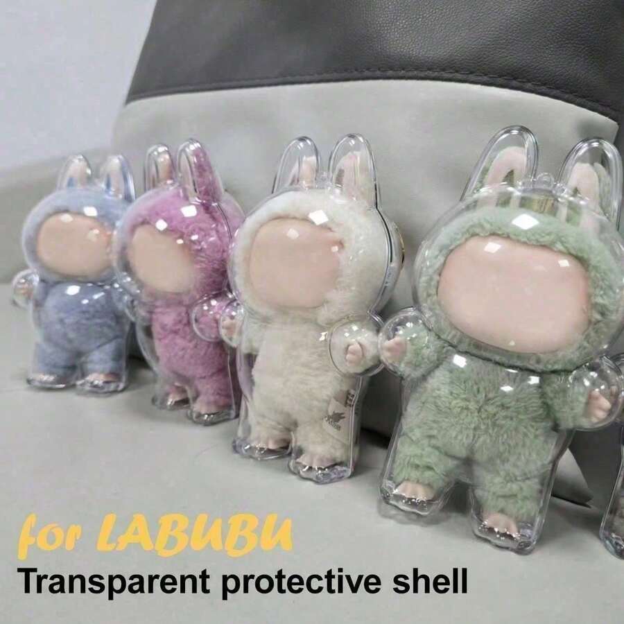 LA-BUBU娃娃专用防震透明PVC保护盒 - 防水、防尘、防刮,保护娃娃(仅含保护盒,不含娃娃),方便收纳和展示,是粉丝的理想礼物,也是复活节兔子礼物的绝佳选择。 - Stand - 查看 1