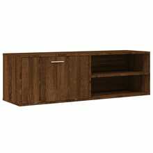 Mobile porta TV vidaXL in legno di rovere marrone, 120 x 34 x 37 cm, realizzato in legno composito. - Cammello - Visualizzare 2