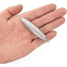 - Plomo de para Pescar con Bala de Agua Salada, plomos de Pesca de Doble Anillo, Pesas de Pesca para Pesca Inferior, 2 onzas a 48 onzas - #03 4 onzas, paquete de 3 - Ver 8