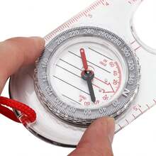 FOKH Brújula de Campo Profesional, brújula de orientación precisa, Resistente al Agua, de Uso Amplio, Duradera, para Actividades al Aire Libre, para Aventuras, para Escalar montañas - 1 - Ver 6