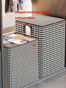 Caja de almacenamiento de ropa plegable con asas, de gran capacidad, armario transpirable, caja de almacenamiento de ropa con asa y cremallera, bolsa de almacenamiento portátil reforzada para mantas, ropa de cama, organizador de armario ahorra espacio, para dormitorio, hogar, dormitorio, edredón y también cesta de ropa sucia y limpia, juguetes