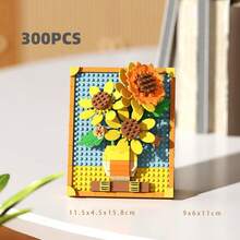300+片名画成人积木，家居桌面装饰，DIY礼物送给亲朋好友，节日/圣诞节/新年礼物，3D拼图积木，适合情人节、生日、母亲节、教师节等场合。 - 彩色 - 查看 16