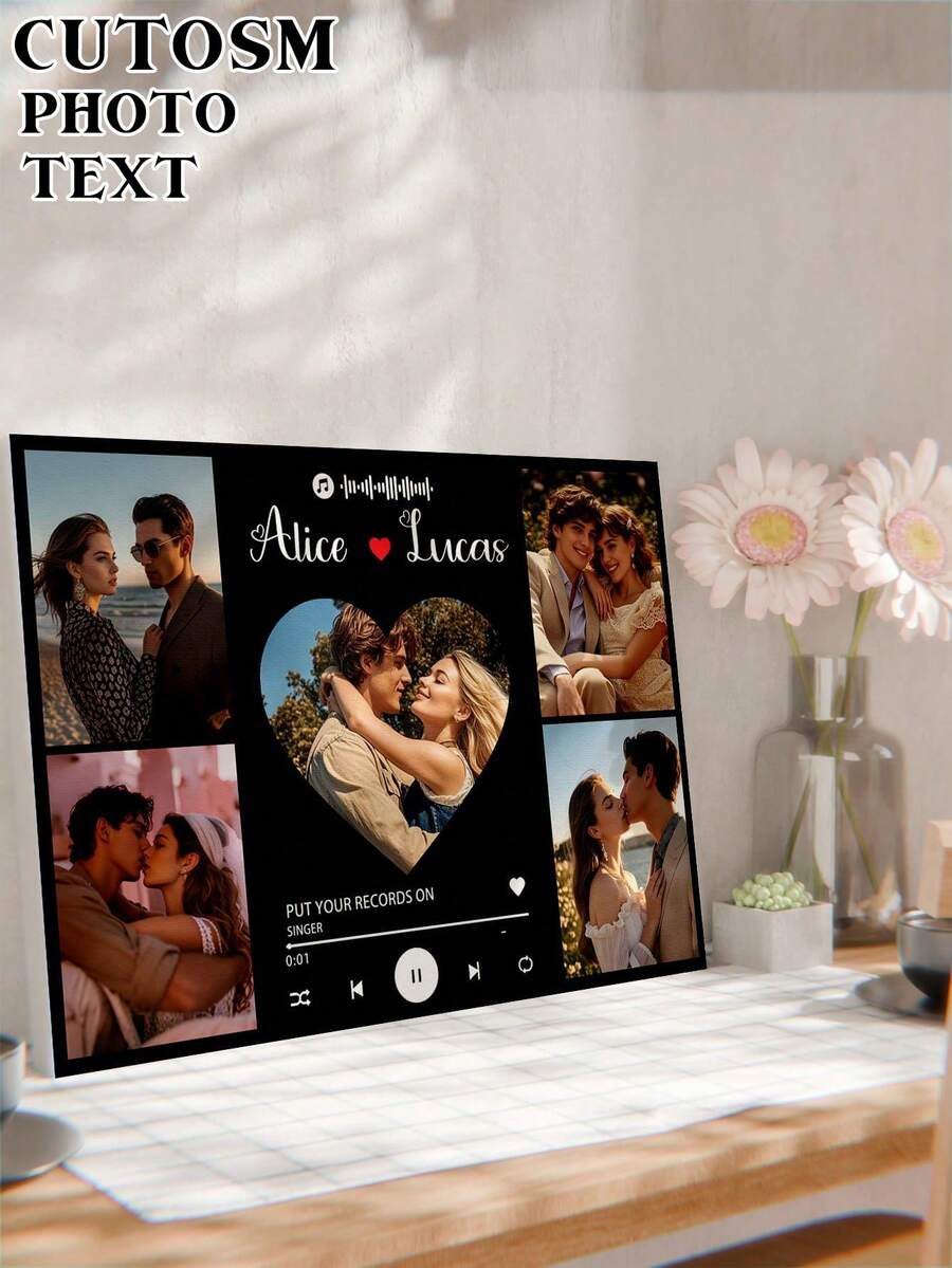 1pc Customized Photo Canvas Print - Have Your Photo Printed On Canvas, Personalized Wall Art - Photos-1 - View 1