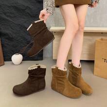 Women Flats - Khaki - View 5