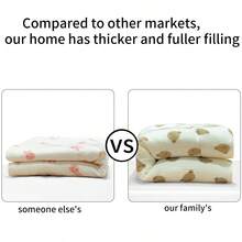 1 件装柔软毛绒婴儿床床垫，0-3 岁四季通用，双面可水洗，超柔软亲肤，婴儿房儿童靠垫，新生儿礼物