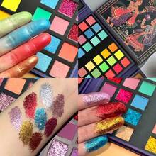 [72 Colors Eyeshadow Palette] 72 Colors Matte Glitter Long Lasting Highly Pigmented Waterproof Eyeshadow Palette, Contour Blush Powder Highlighter All In One - 彩色 - 查看 10