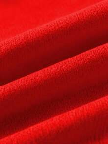 Grafik-Sweatshirt für Absolventen (Frühling), weiche Baumwolle, Kunstdruck, l?ssig, atmungsaktiv - Rot - Übersicht 5