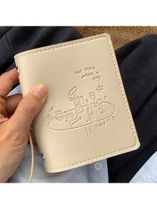 1pc Leather M5 Loose-Leaf Notebook, Blank Coffee-Colored Inner Pages, Vintage Student Memo Pad, Portable Diary - one-size - View 14