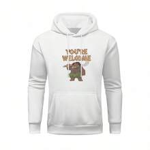 MoanaS Maui Confident Pose You're Welcome Graphic Print Hoodies Men Women Cotton White Hoodies Clothing 1 - White - View 1