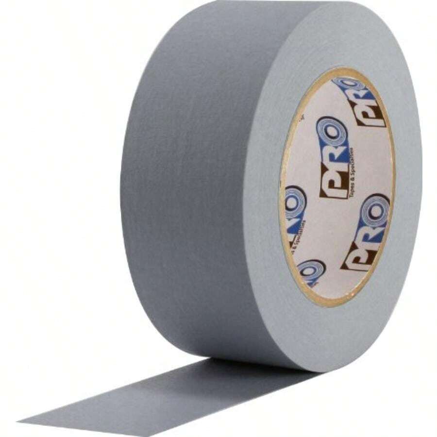 ProTapes Pro 46 Crepe Masking Tape, 60 yds Length x 2" Width, Black (Pack of 1)(1" (Pack of 1) gris) - Multicolor - Ver 1