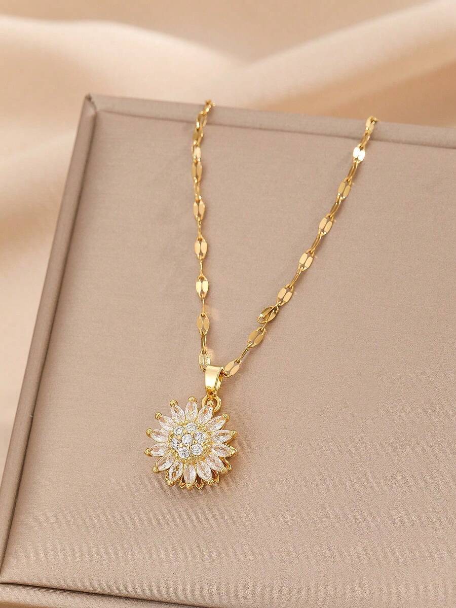 Women's Fashionable Pendant Necklace, Suitable For Daily Wear - Multicolor - View 1