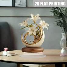 2D Acrylic Flat Standee, Floral Decor For Living Room, Entryway, Lightweight Luxury Home Art Piece For Mother's Day - Multicolor - View 4